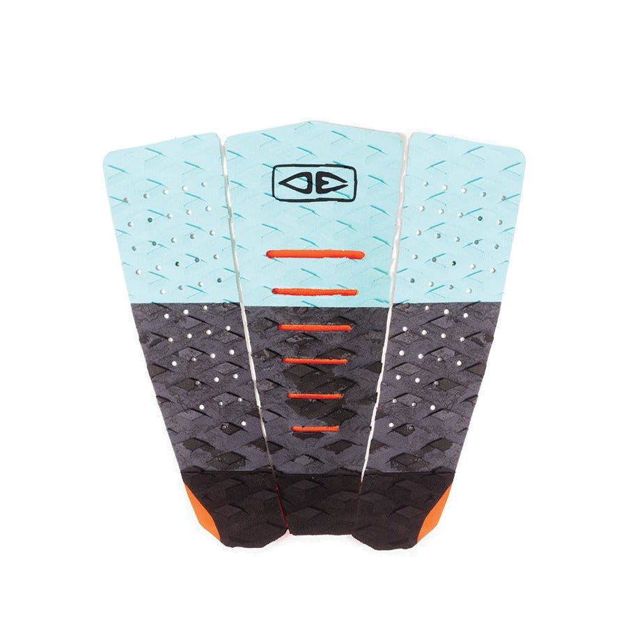 Ocean & Earth Micro Grom Tail Pad: Black/Aqua compact pad