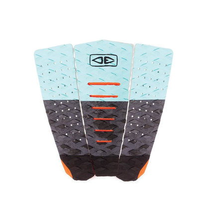 Ocean & Earth Micro Grom Tail Pad: Black/Aqua compact pad