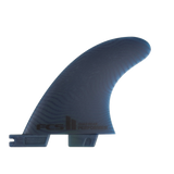 FCS II Performer Tri-Quad Fins - Eco Neo Glass: small Pacific rear fin for the five fin set
