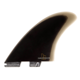 FCS II Christenson Twin - Performance Glass: reverse black face with gold Christenson lettering