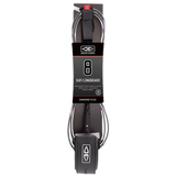 Ocean & Earth Regular SUP/Longboard Leash – 8 ft: Black 8ft SUP/Longboard Regular leash in retail packaging