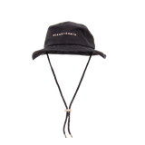 Ocean & Earth One Dayer Bucket Hat: Black hat with adjustable chin cord