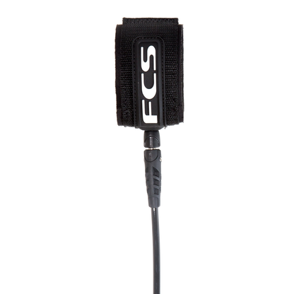 FCS Classic All Round Leash: black Classic All Round leash cuff