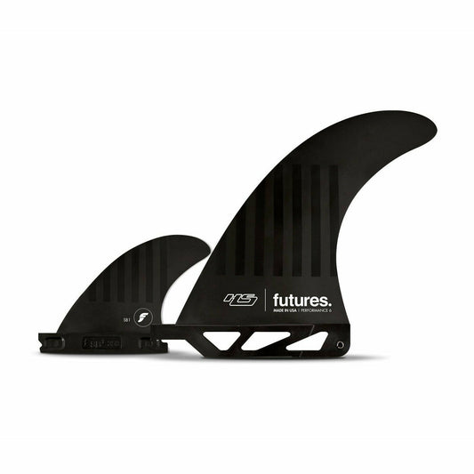 Futures Fins - HS 2+1 (6 INCH) Compound 6 - Universal (Black)