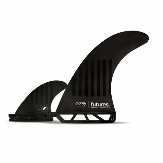 Futures Fins - HS 2+1 (7 INCH) Compound 6 - Universal (Black)