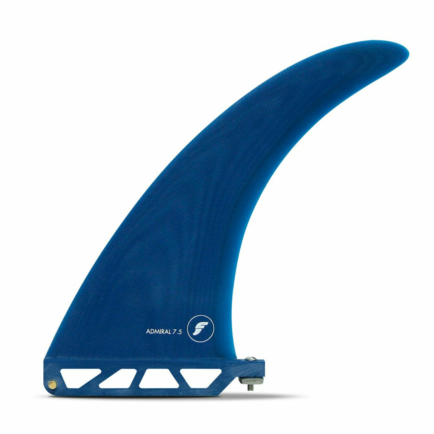 Futures Fins  - ADMIRAL 7.5 Fiberglass - 7.5" (Solid/Transparent Navy)