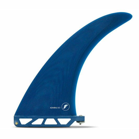 Futures Fins  - ADMIRAL 8.5 Fiberglass - 8.5" (Solid/Transparent Navy)