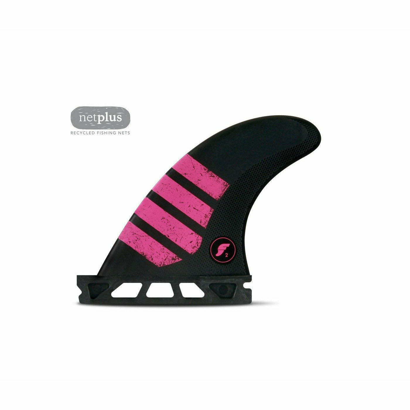 Futures Fins - F2 Alpha - X-Small (Carbon/Pink)