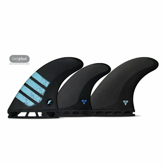 Futures Fins - F8 5-FIN SET Alpha - Large (Carbon/Green)