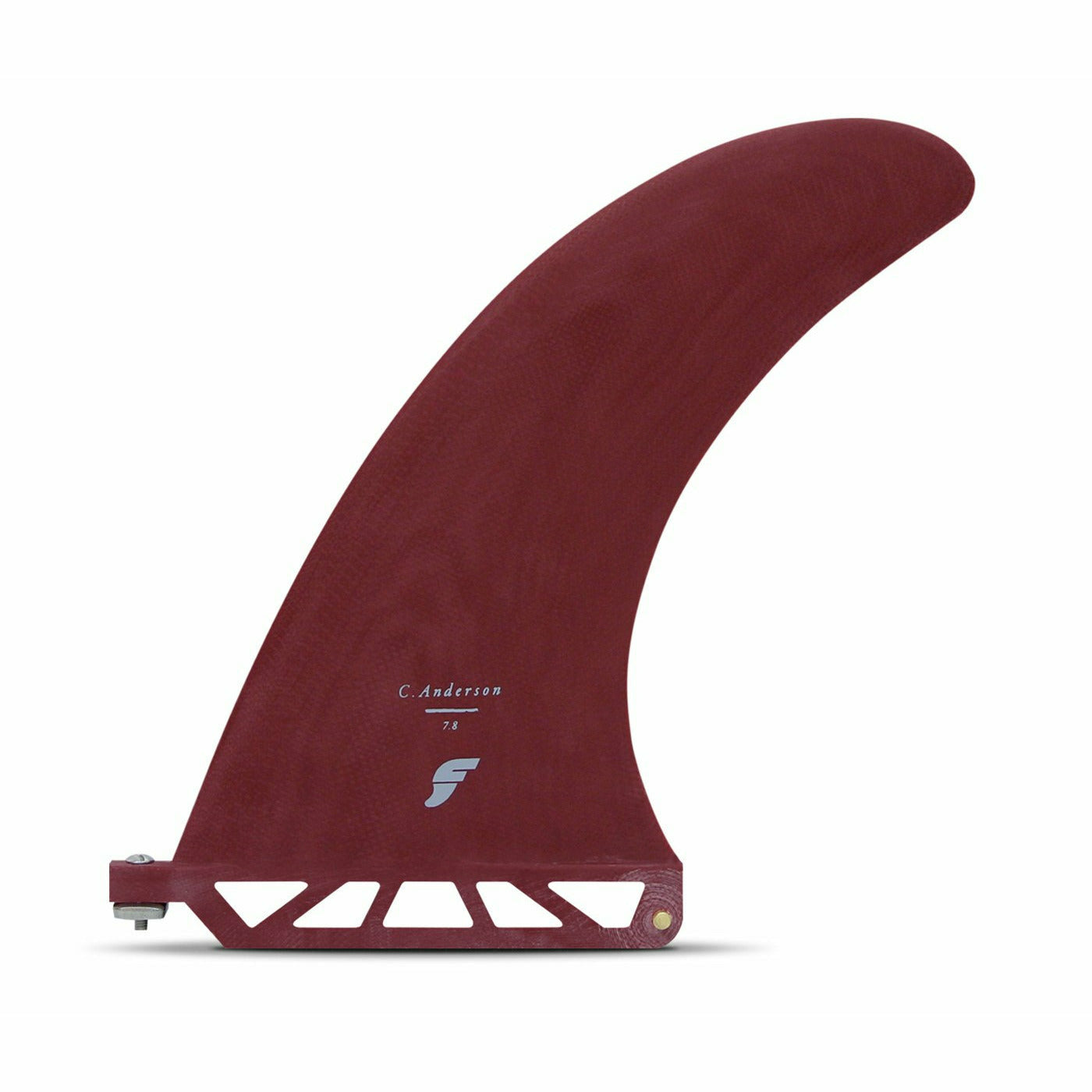 Futures Fins  - ANDO 7.8 Fiberglass - 7.8" (Burgundy)