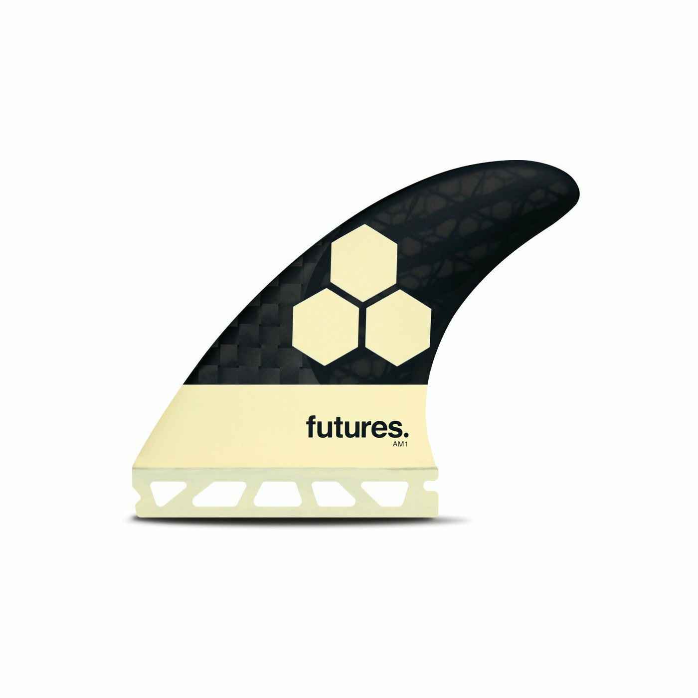 Futures Fins  - AM1 Blackstix 3.0 - Medium (Cream/Carbon)