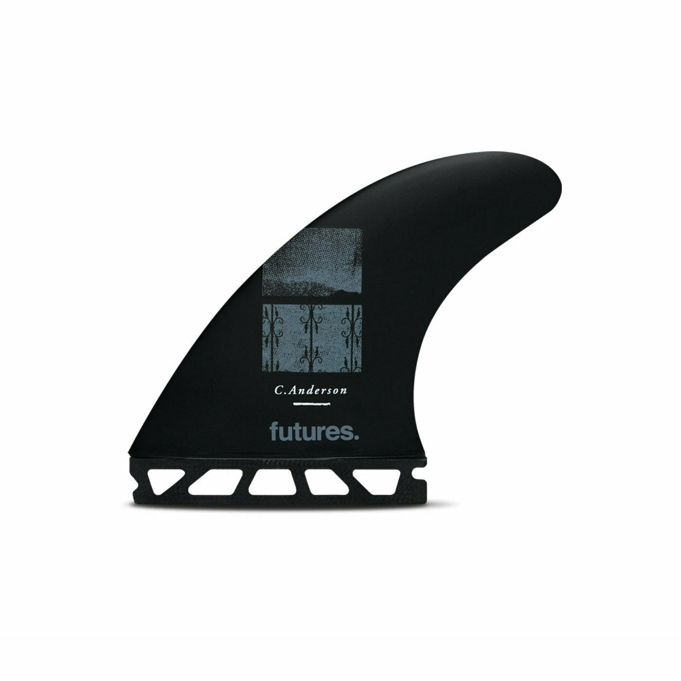 Futures Fins  - CRAIG ANDERSON Blackstix 3.0 - Large (Black)