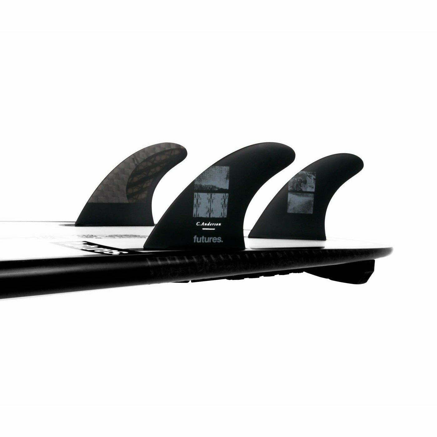 Futures Fins  - CRAIG ANDERSON Blackstix 3.0 - Large (Black)