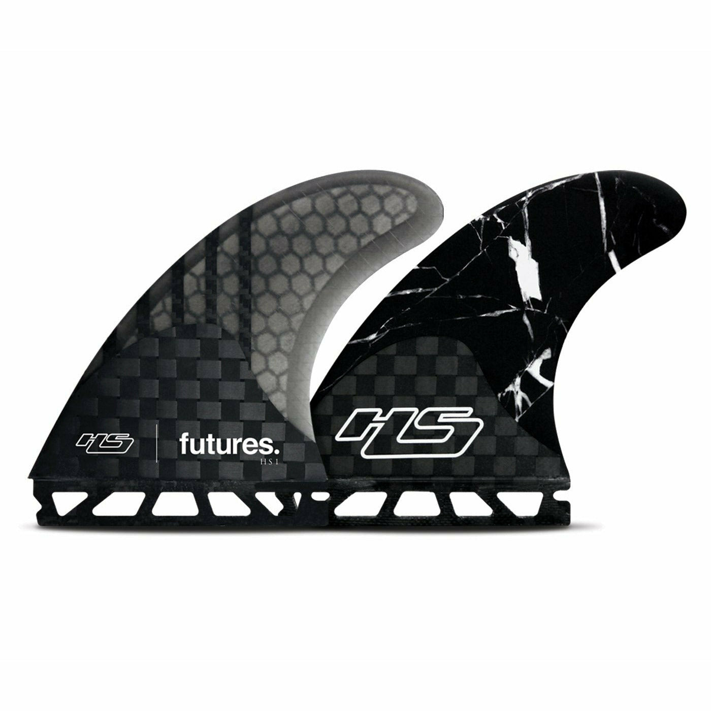 Futures Fins - HS1 GEN series - Large (Black Marble)