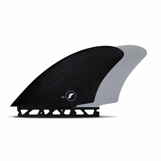 Futures Fins - K2 KEEL Fiberglass - Universal (Black/Grey)