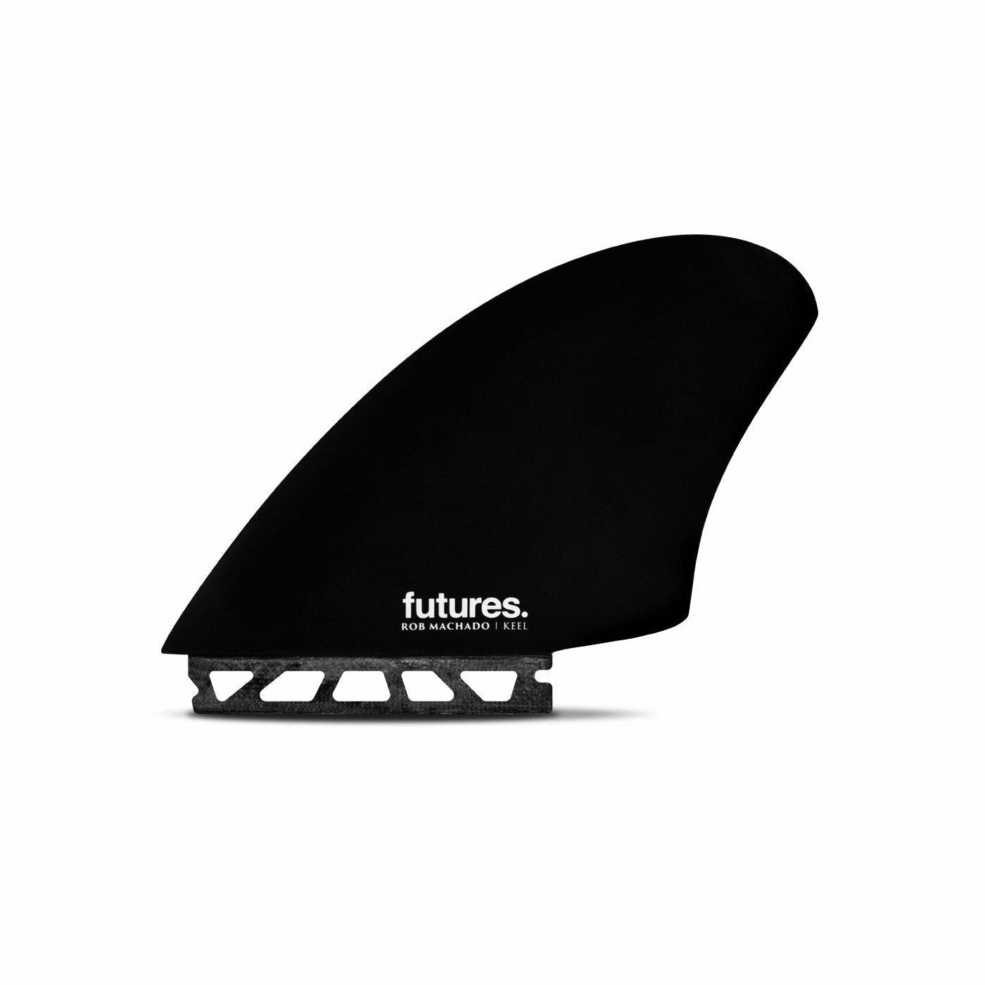 Futures Fins - MACHADO KEEL Honeycomb - Universal (Black/Swirl)