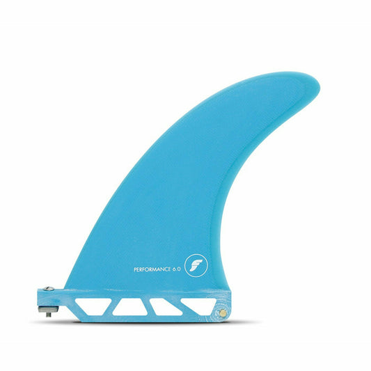 Futures Fins - PERFORMANCE 6.0 Fiberglass - 6" (Solid/Transparent Teal)