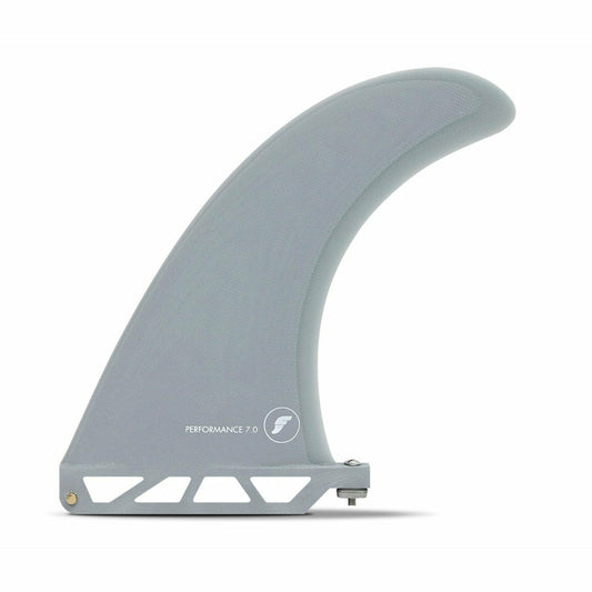 Futures Fins - PERFORMANCE 7.0 Fiberglass - 7" (Solid/Transparent Grey)