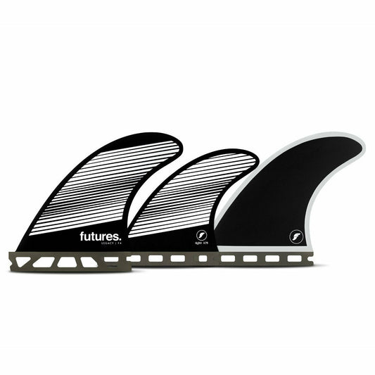 Futures Fins - F4 5-FIN SET Honeycomb - Small (Grey/Black)