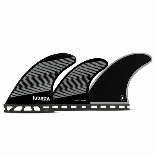 Futures Fins - F6 5-FIN SET Honeycomb - Medium (Grey/Black)