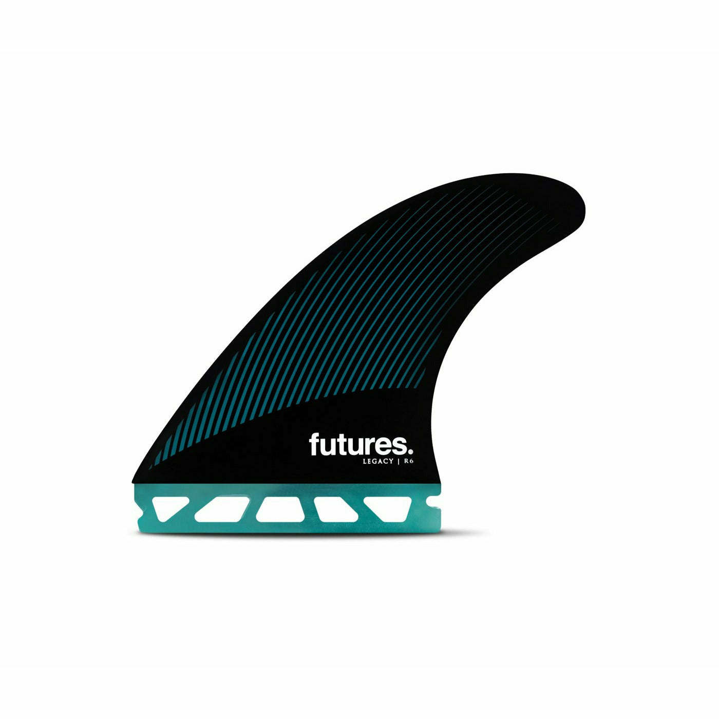Futures Fins - R6 Honeycomb - Medium (Teal/Black)