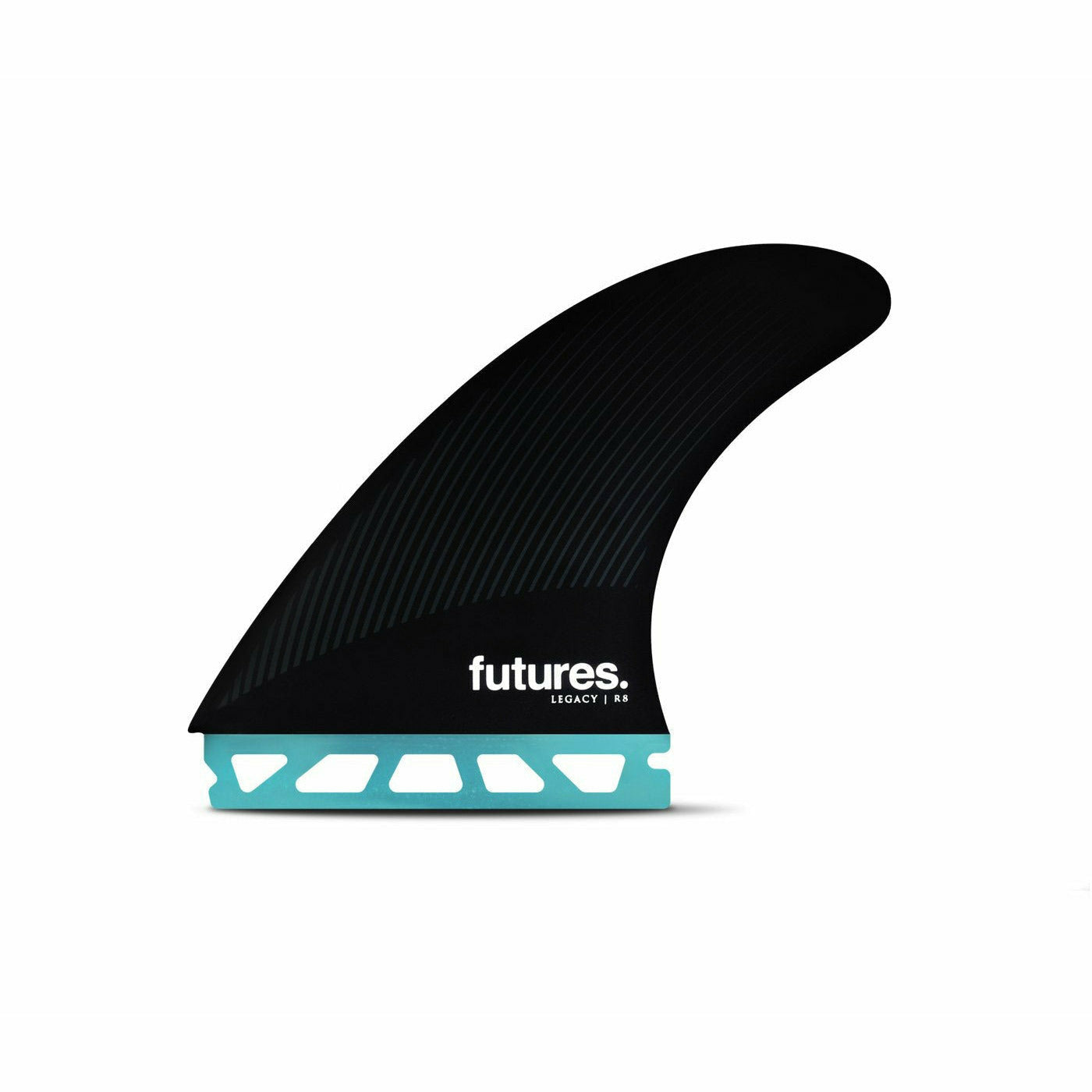 Futures Fins - R8 Honeycomb - Large (Teal/Black)