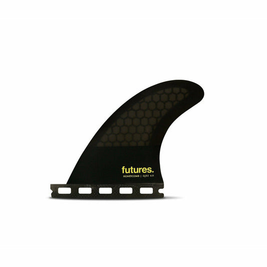 Futures Fins - QD2 4.00 SYM Honeycomb - Medium (Smoke/Blk/Yellow)