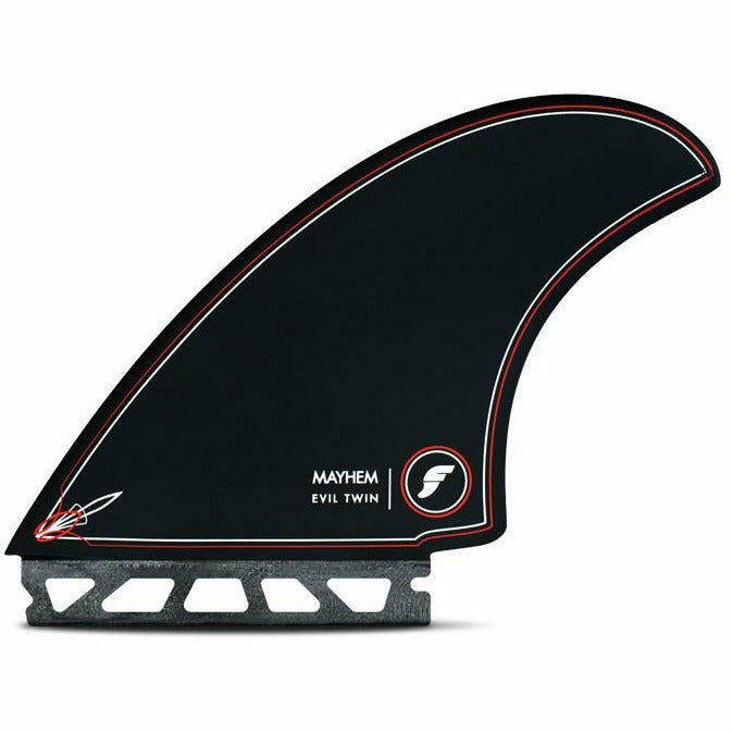 Futures Fins - MAYHEM EVIL TWIN+1 Honeycomb - Universal (Black)