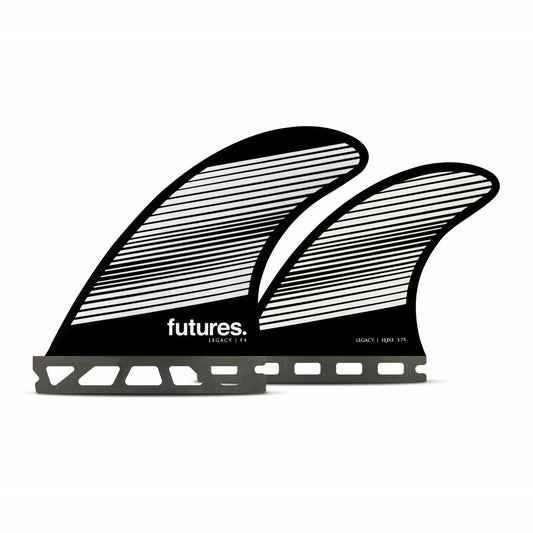 Futures Fins - LEGACY F4 QUAD Honeycomb - Small (Grey/Black)