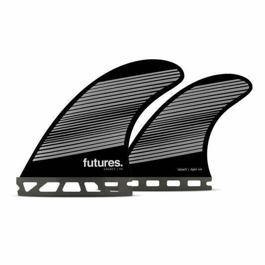 Futures Fins - LEGACY F6 QUAD Honeycomb - Medium (Grey/Black)