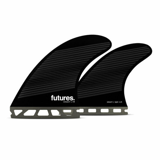 Futures Fins - LEGACY F8 QUAD Honeycomb - Large (Grey/Black)