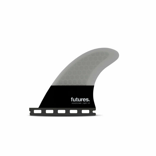 Futures Fins - QD2 4.00 FLAT Honeycomb - Medium (Grey Black)