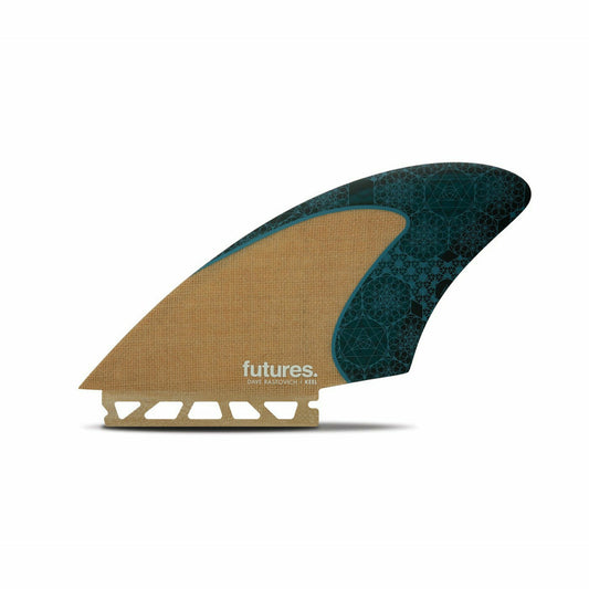 Futures Fins - RASTA KEEL Honeycomb - Universal (Jute/Teal)