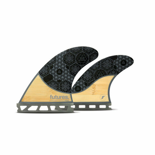 Futures Fins - RASTA QUAD Honeycomb - Medium (Bamboo/Grey)