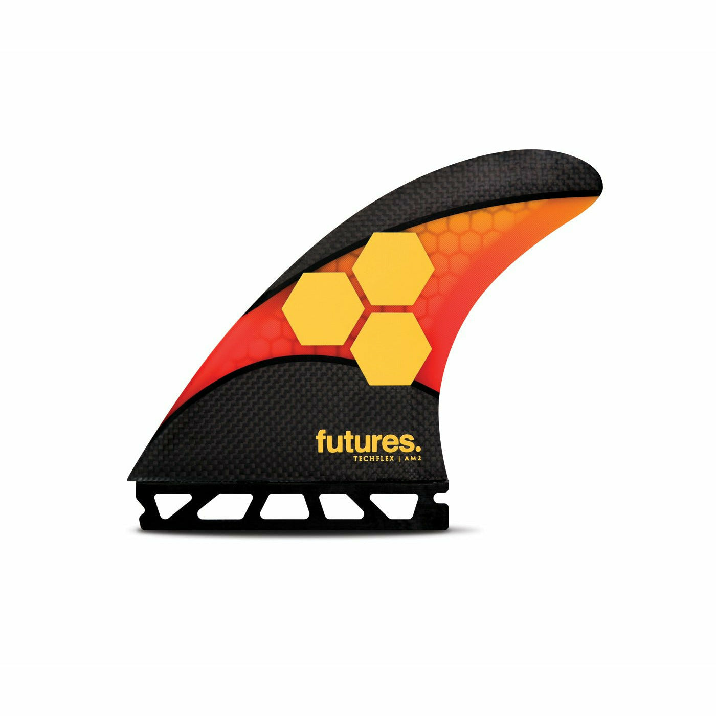 Futures Fins  - AM2 Techflex - Large (Orange/Red)
