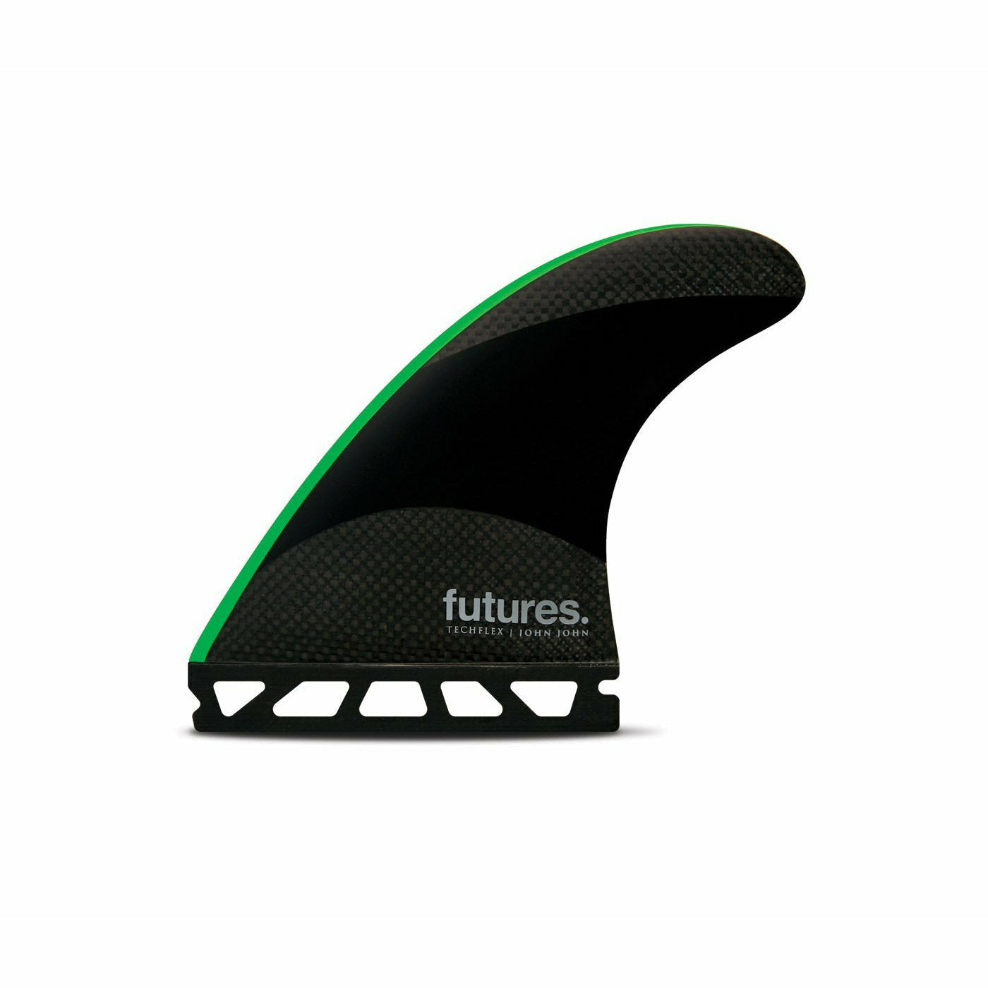 Futures Fins - JOHN JOHN (M) Techflex - Medium (Black/Neon Green)