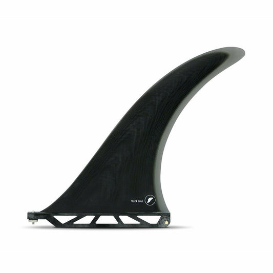 Futures Fins - TILLER 10.0 Fiberglass - 10" (Solid Black/Smoke)