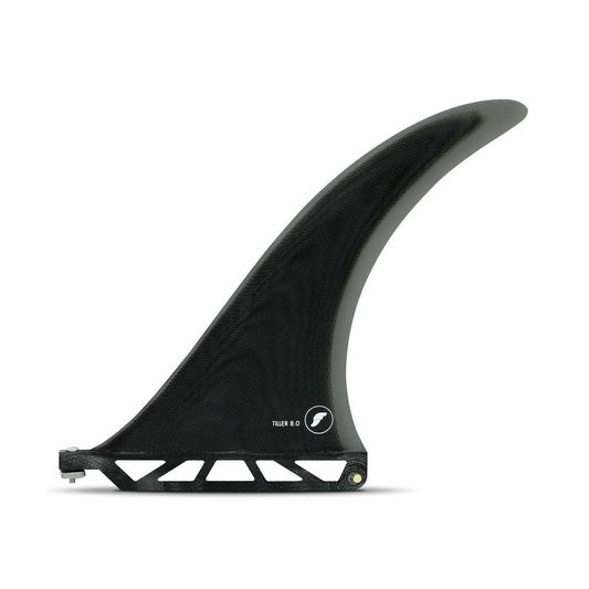 Futures Fins - TILLER 8.0 Fiberglass - 8" (Solid Black/Smoke)