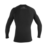 O'Neill Men’s Basic Skins Long Sleeve Rashguard — Black, additional view