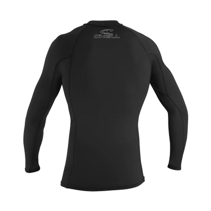 O'Neill Men’s Basic Skins Long Sleeve Rashguard — Black, additional view