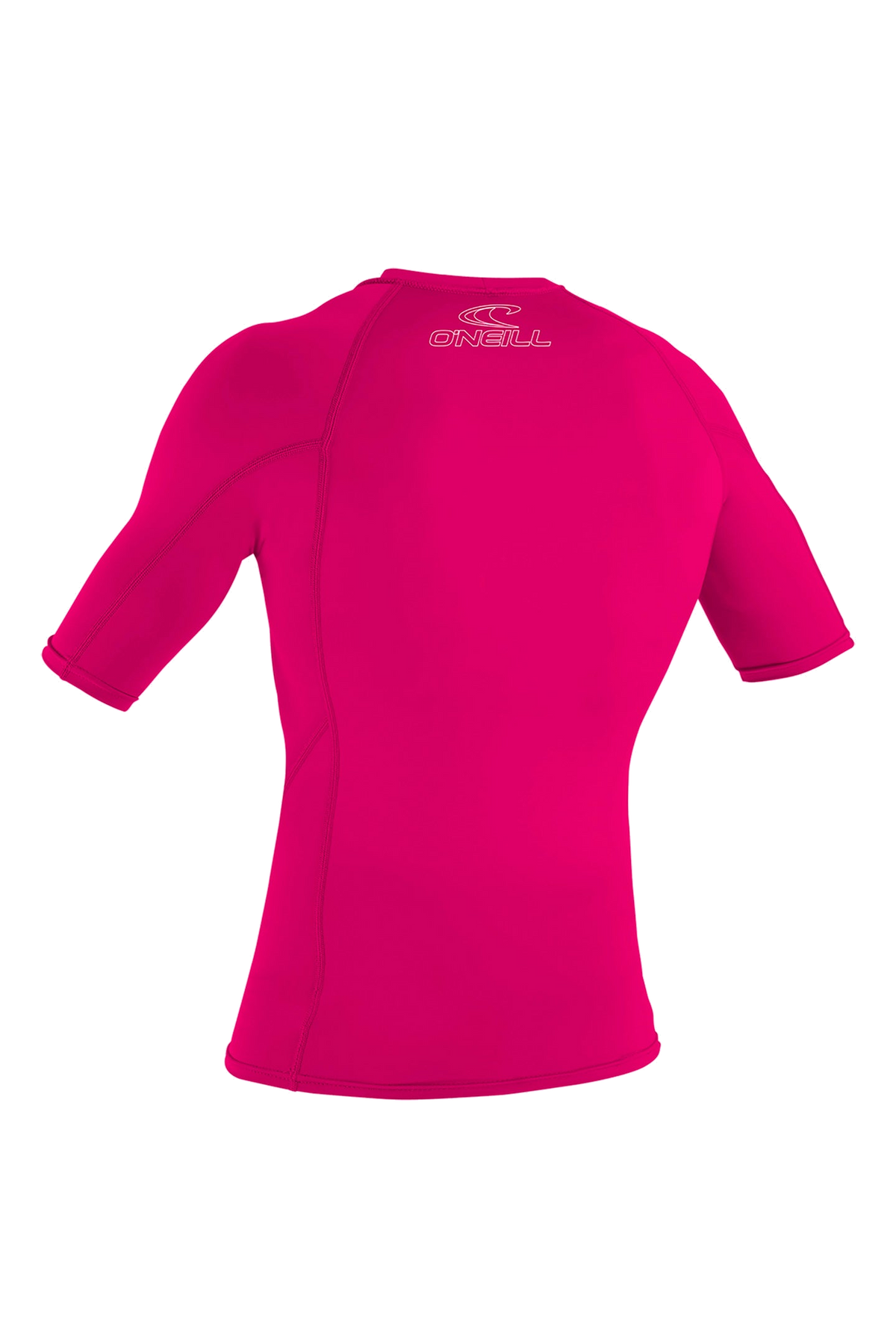 O'Neill Girls’ Basic Skins Short Sleeve Rashguard — Watermelon, additional view