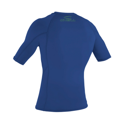 O'Neill Youth Basic Skins Short Sleeve Rashguard — Pacific, additional view