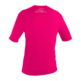 O'Neill Youth Basic Skins Short Sleeve Sun Shirt — Watermelon, additional view