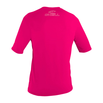 O'Neill Youth Basic Skins Short Sleeve Sun Shirt — Watermelon, additional view