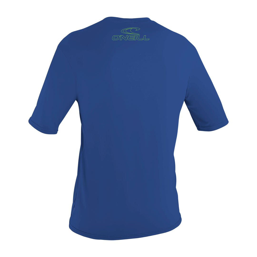 O'Neill Youth Basic Skins Short Sleeve Sun Shirt — Pacific, additional view