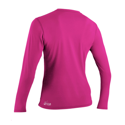 O'Neill Women’s Basic Skins Long Sleeve Sun Shirt — Fox Pink, additional view