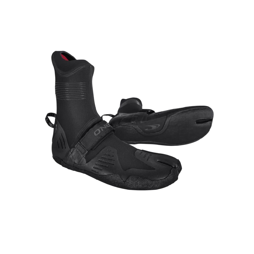 O'Neill Psycho Tech 3mm split toe wetsuit boots in black