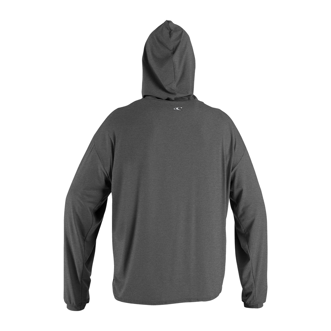 O'Neill Men’s Hybrid Long Sleeve Sun Hoodie — Graphite, additional view