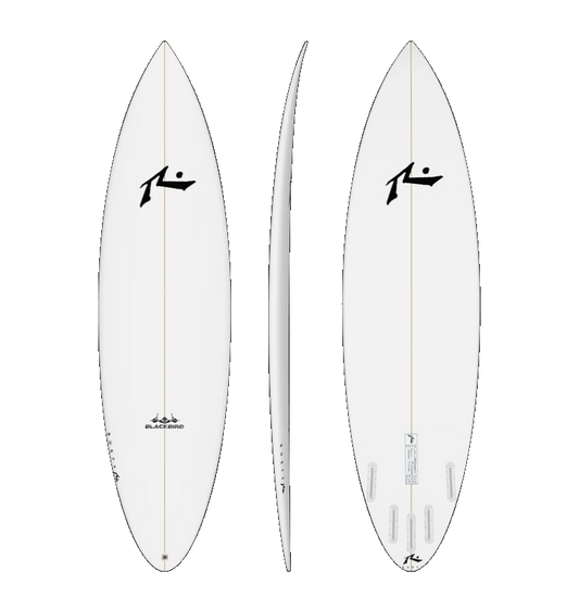 Rusty BLACKBIRD step-up surfboard