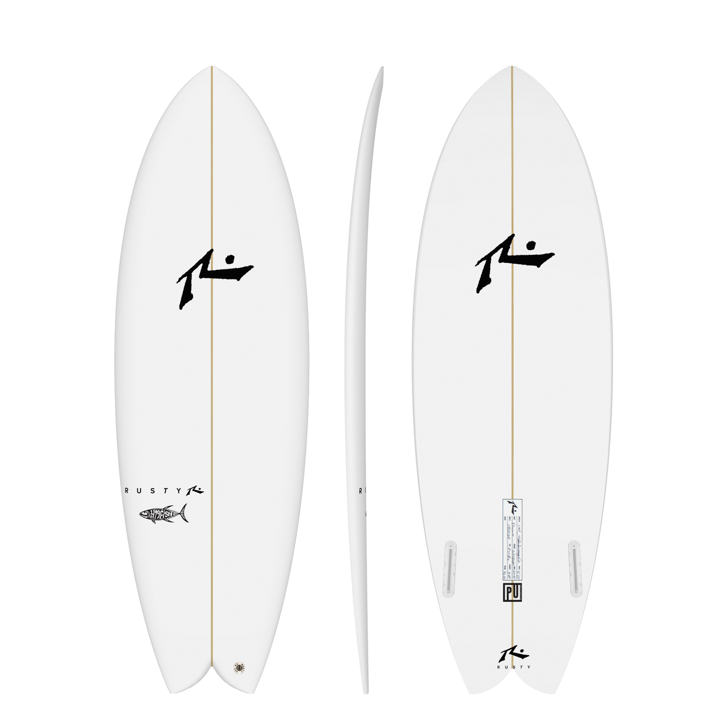 Rusty 419 FISH surfboard
